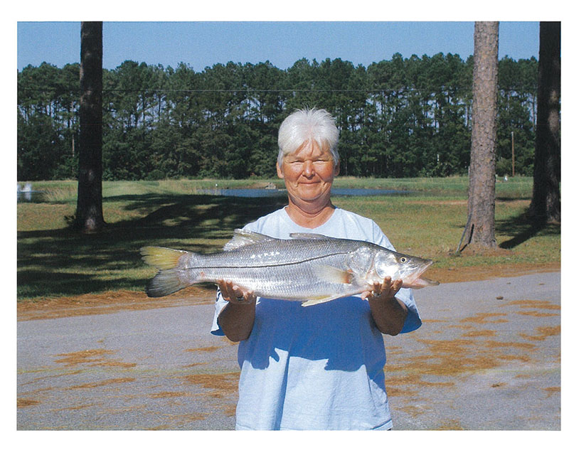 Marlene Patton with Snook