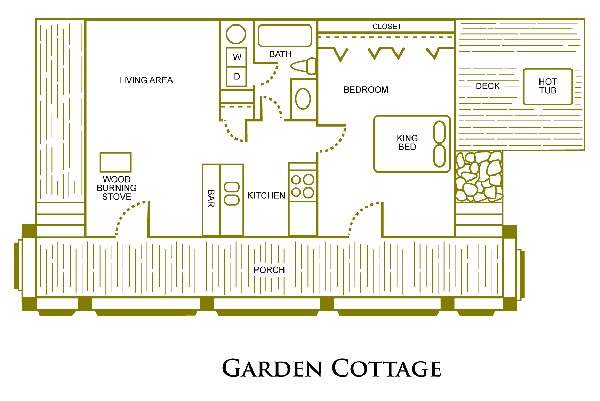 Garden Cottage Floor Plan