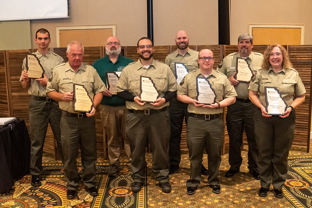 State Park and Historic Site Employees Receive Awards During