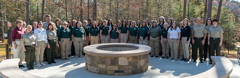 Photo of Georgia State Parks staff at the 2025 administration awards