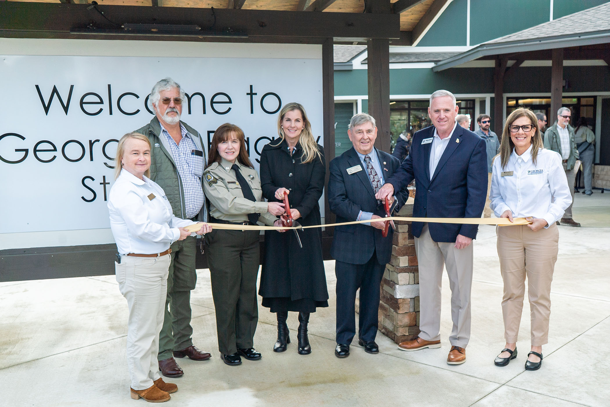 Photo from George T. Bagby ribbon cutting