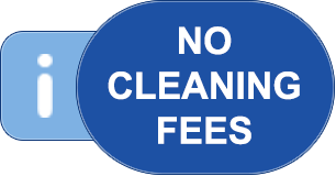 No cleaning fees