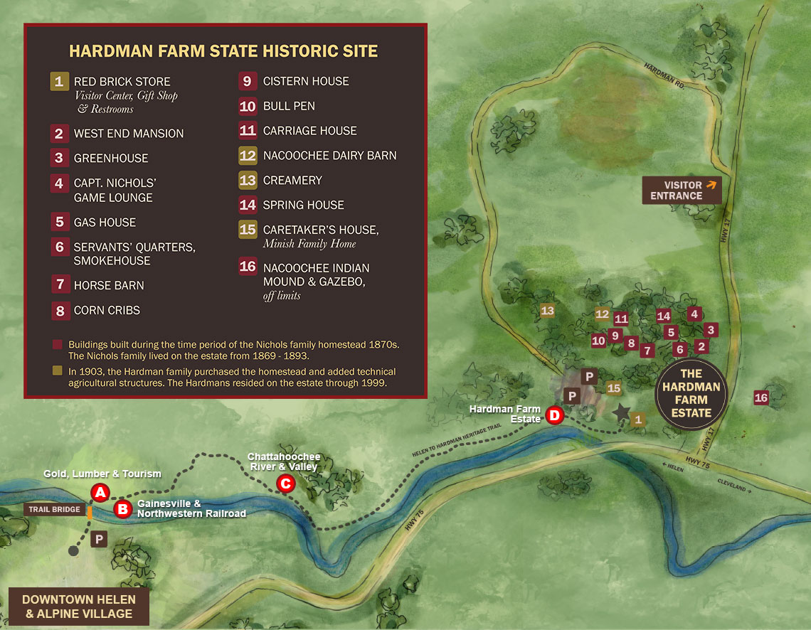Hardman Map